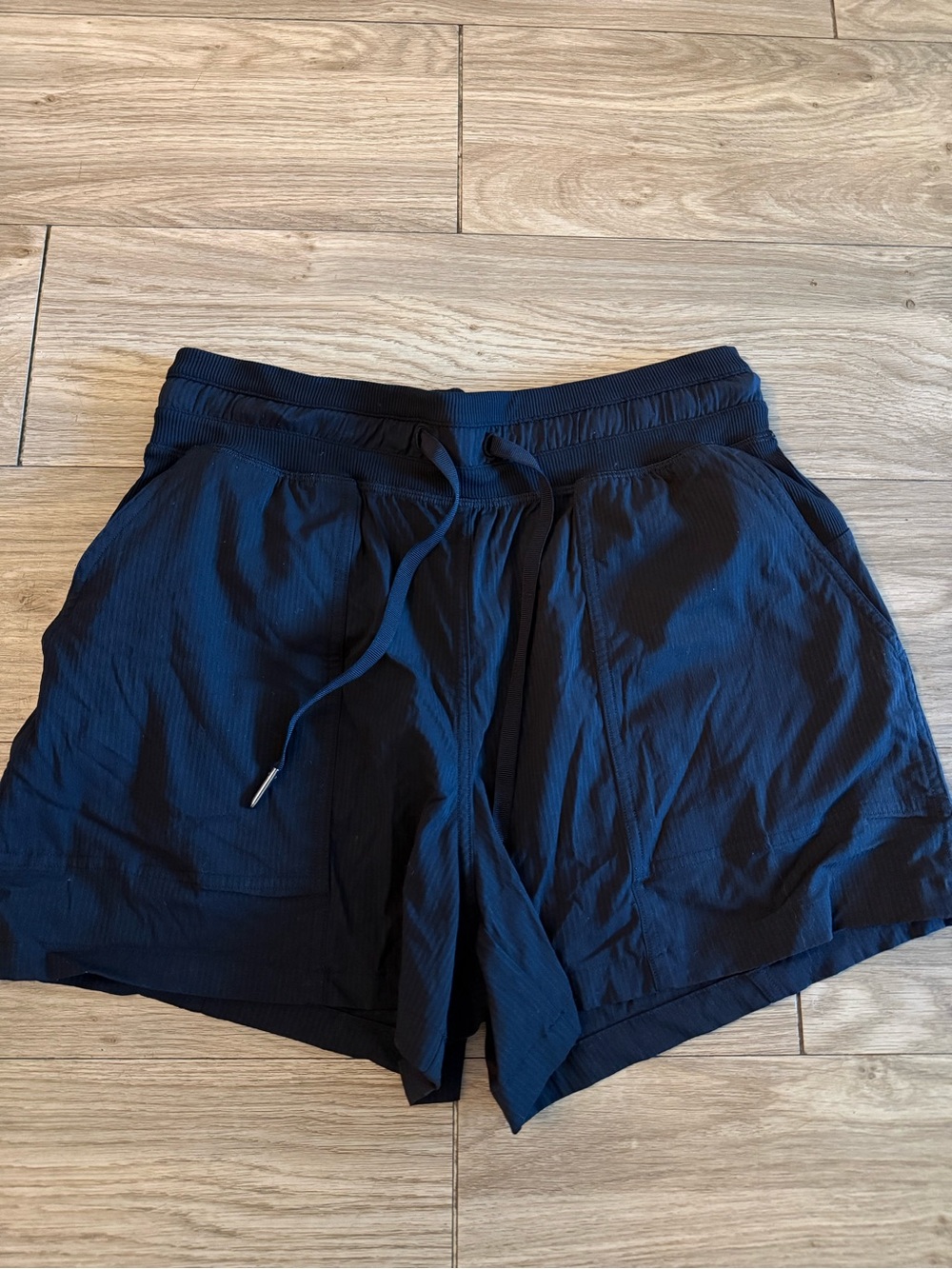 Women’s Drawstring Lightweight Black Shorts